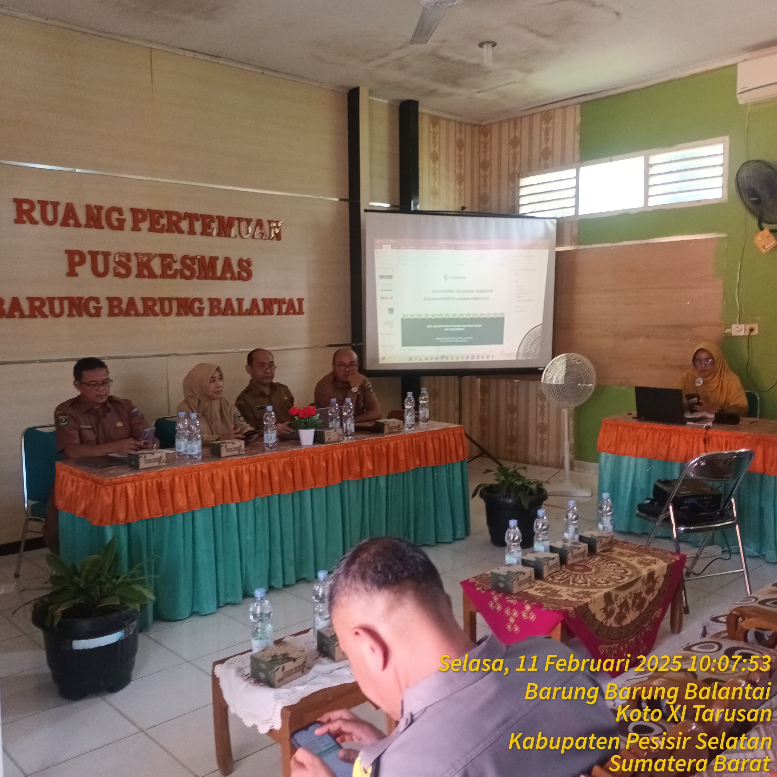Loka Karya Lintas Sektor di UPT Puskesmas Barung-Barung Balantai
