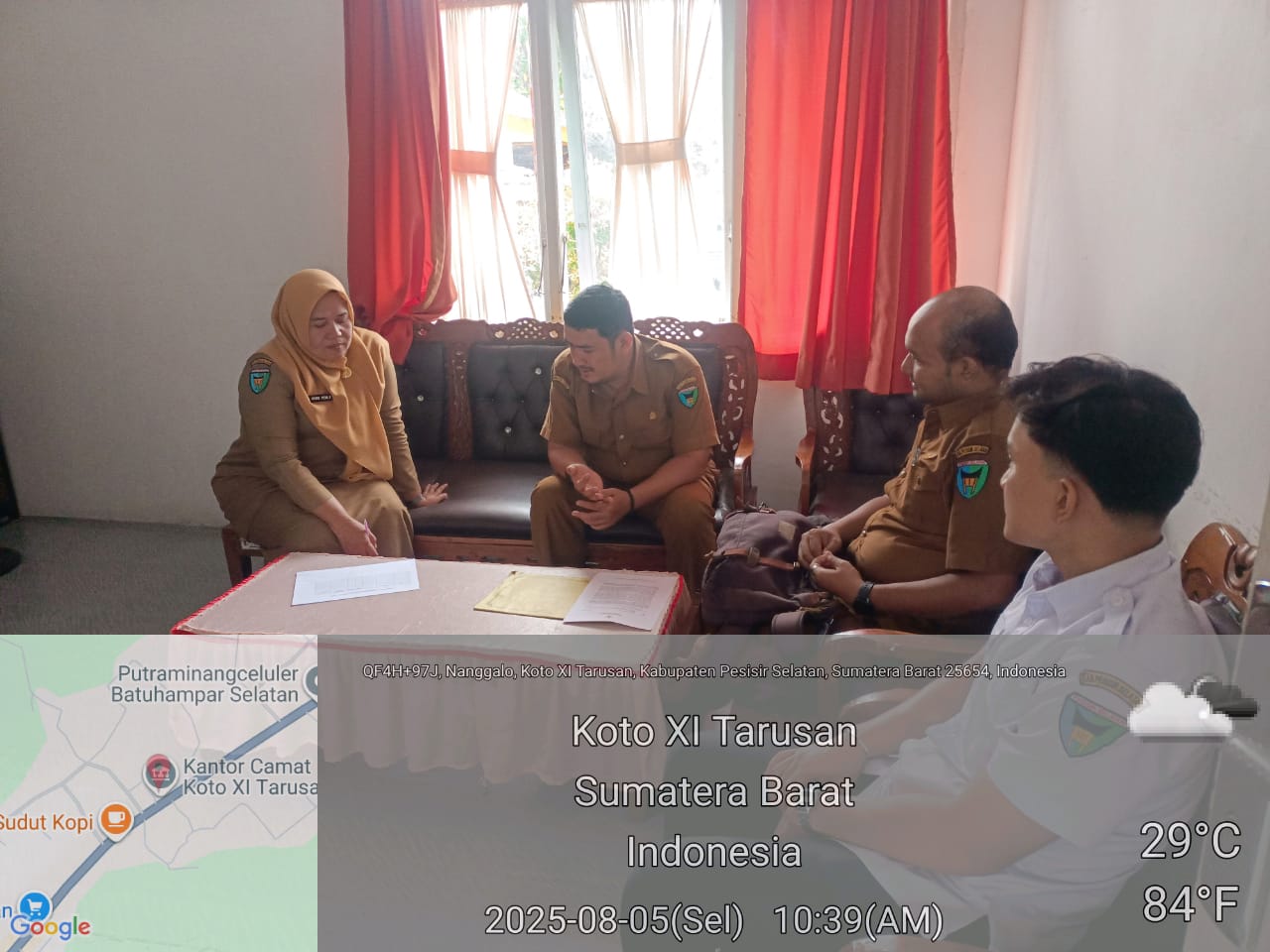 Menerima Kunjungan Koordinasi dari Dinas Kominfo 