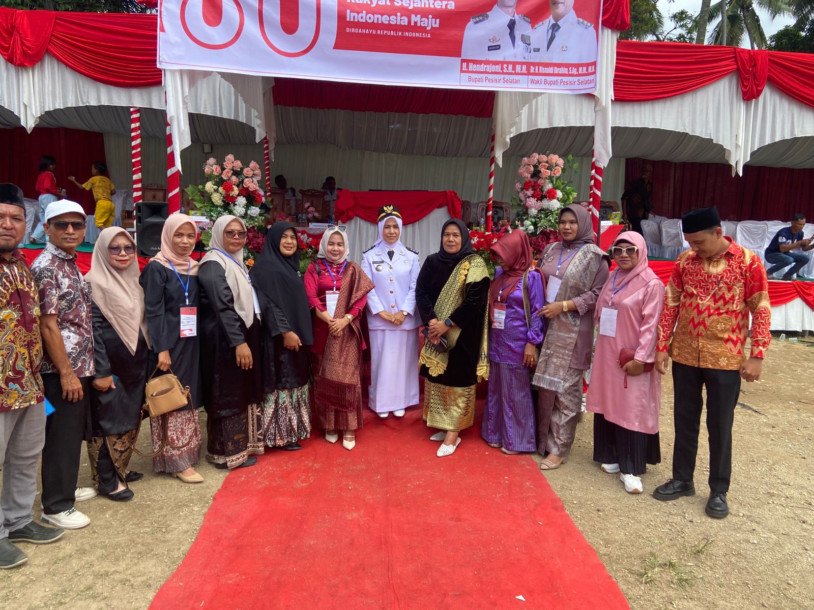 Upacara Peringatan HUT RI ke-80 Kecamatan Koto XI Tarusan Berlangsung Khidmat