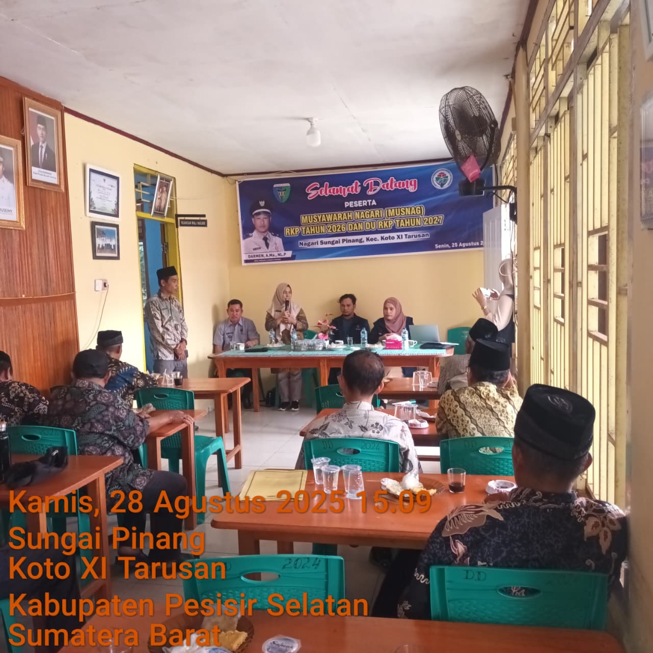 Koordinasi Terkait pelayanan Publik dan sosial Masyarakat Nagari Sungai Pinang dan OMBUSMAN Propinsi
