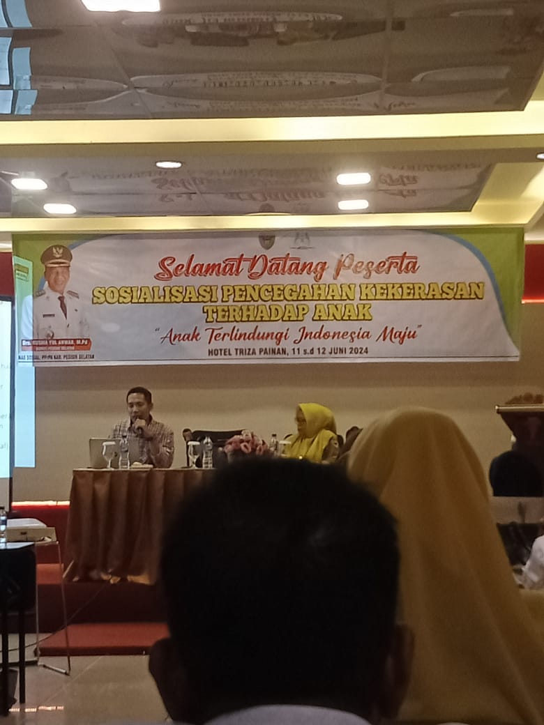 Menghadiri Sosialisasi Pencegahan Kekerasan terhadap Anak dengan Tema Anak Terlindungi Indonesia maj