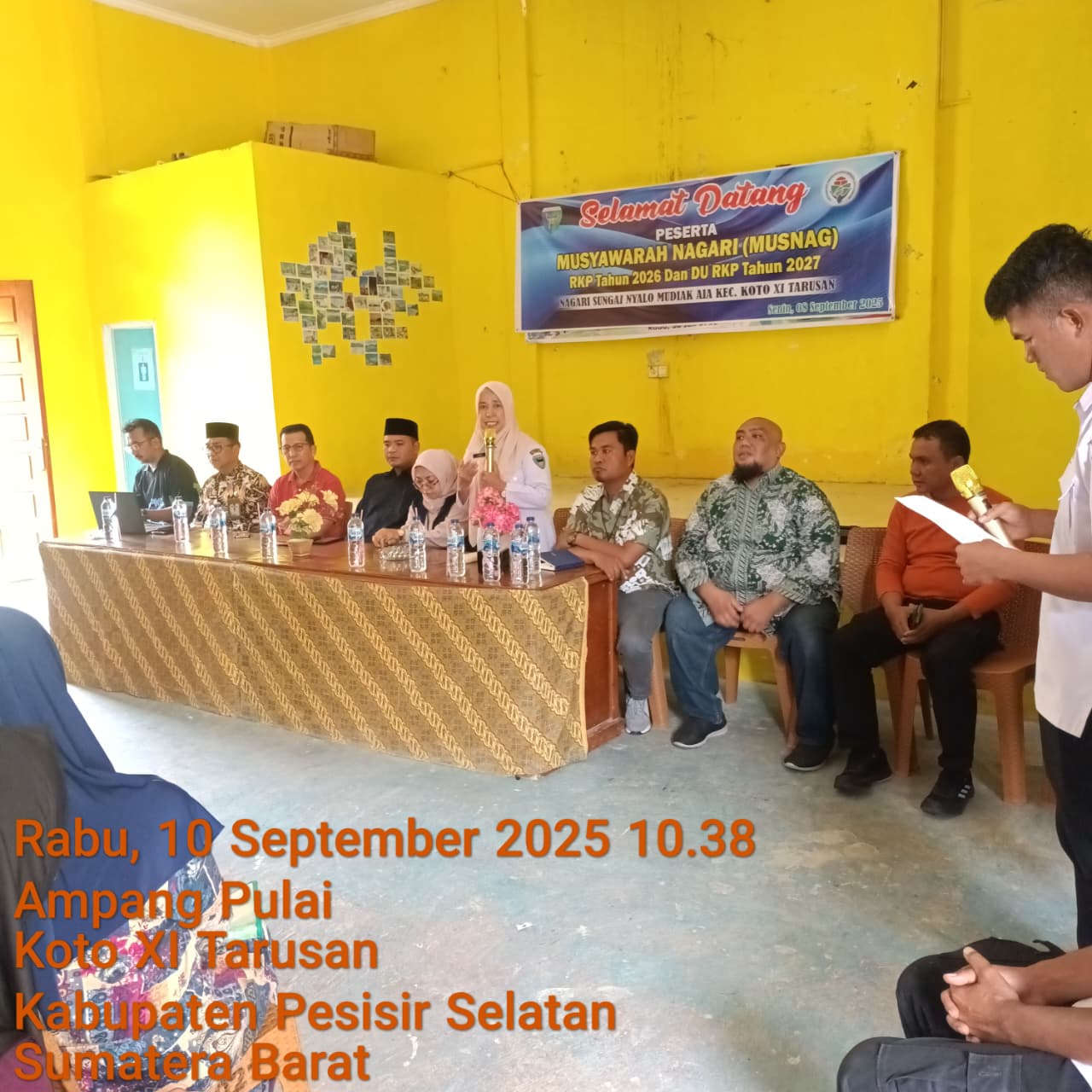 Pelaksaan Kegiatan OMBUDSMAN  On The Spot di Nagari Sungai Nyalo Mudiak Aia Kecamatan Koto XI Tarusa