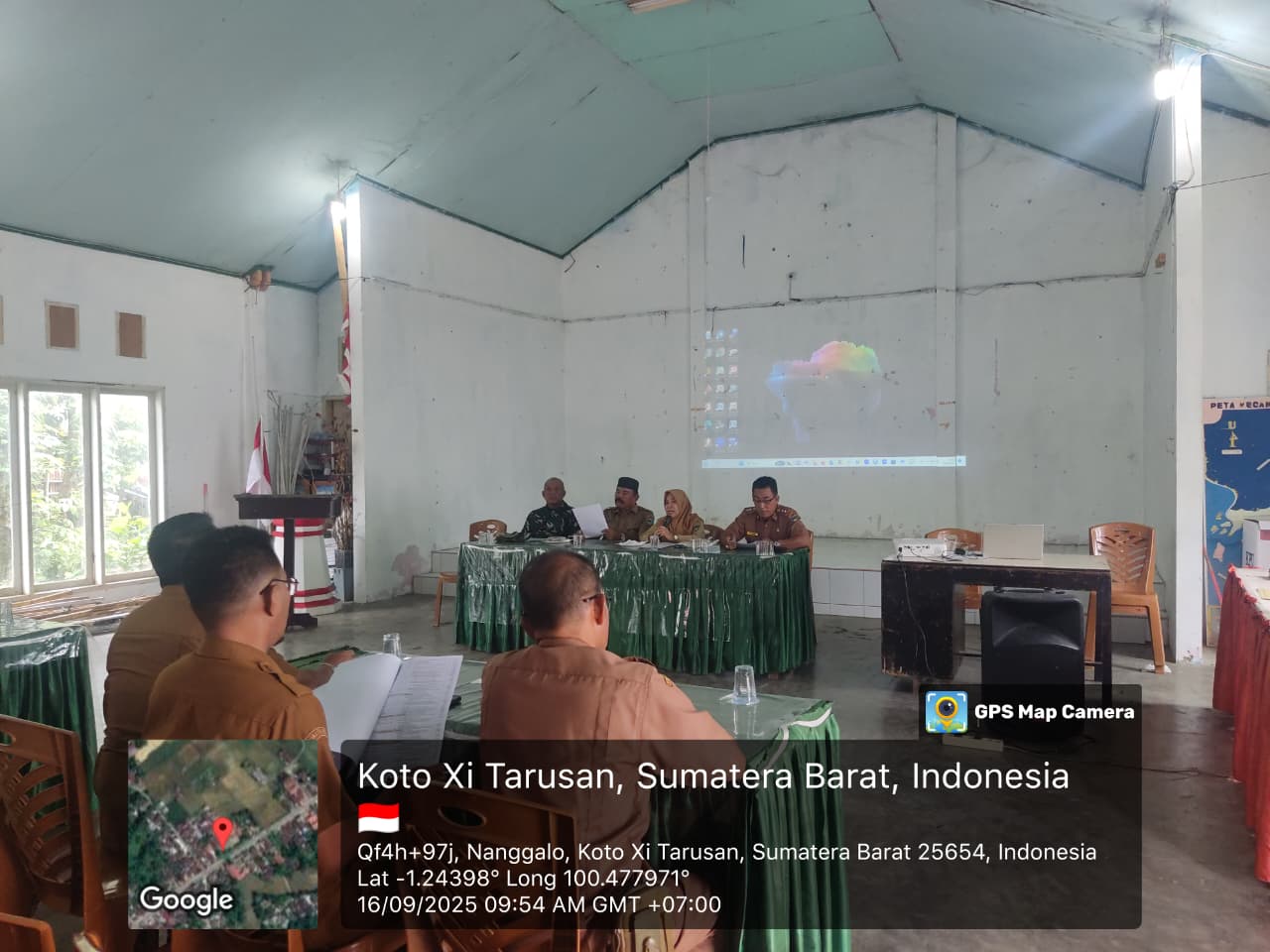 Rapat Evaluasi Panitia PHBN HUT RI ke 80 Kec. Koto XI Tarusan