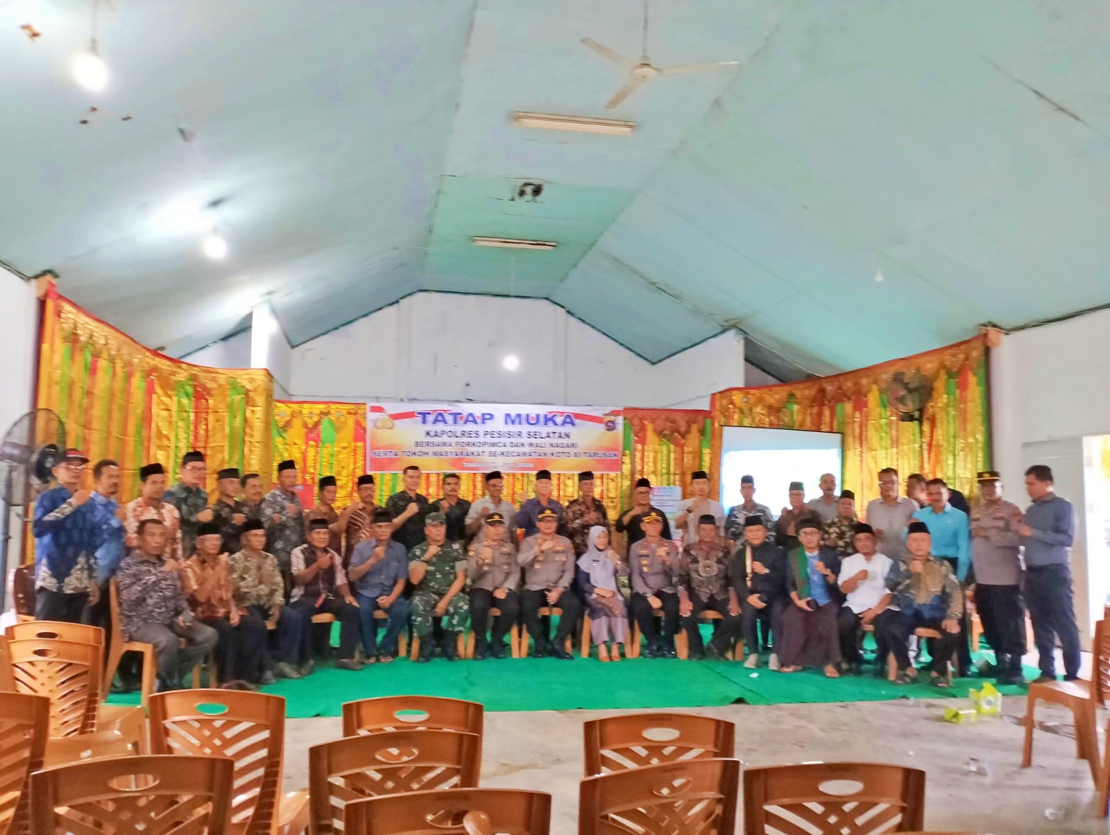 Tatap Muka Kapolres Pesisir Selatan bersama Wali Nagari dan Bamus