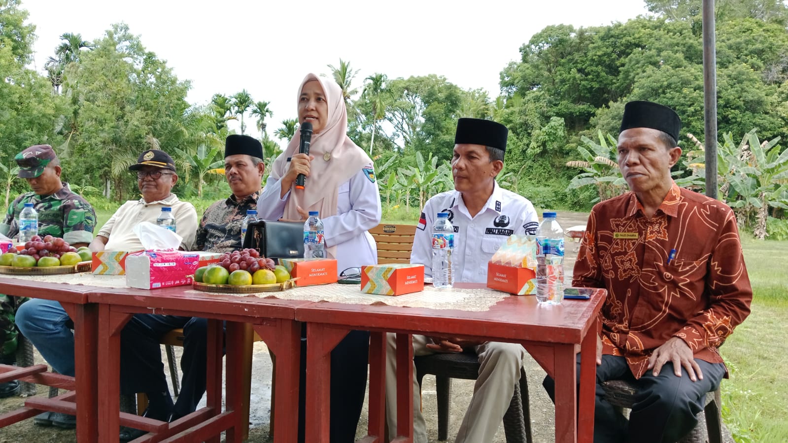 Peletakan Batu Pertama Pembangunan Masjid di Kampung Gurun Panjang Nagari Kapuh 