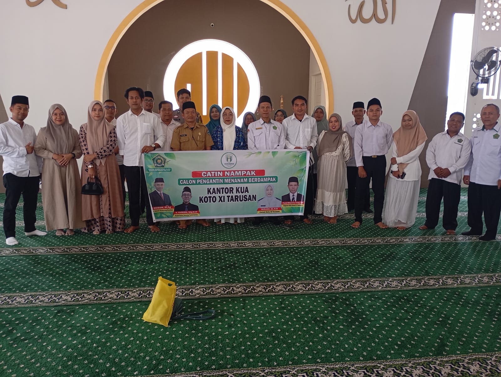 Menghadiri Acara Catin Nampak Calon Pengantin Menanam Berdampak Kantor KUA Koto XI Tarusan