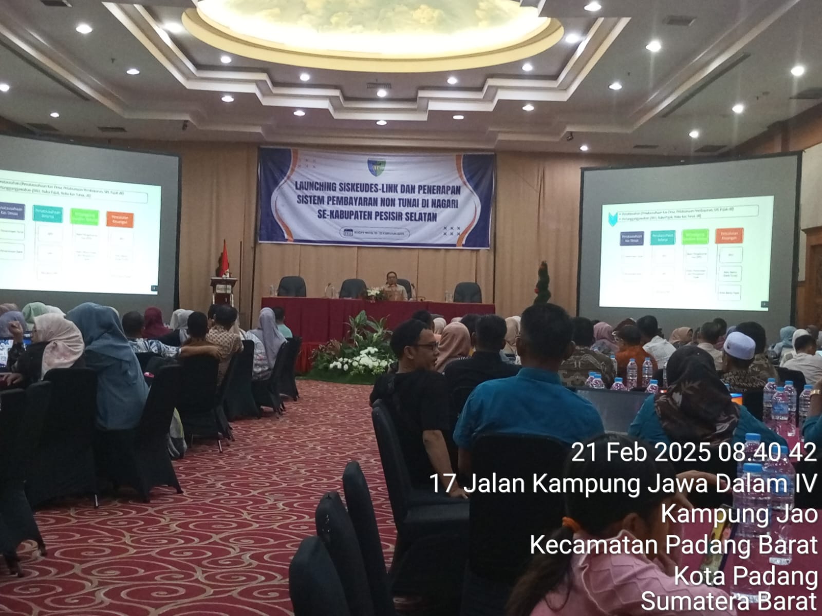 Launching Siskeudes-Link dan Penerapan Sistem Pembayaran Non Tunai di Nagari Se-Kabupaten Pesisir Se