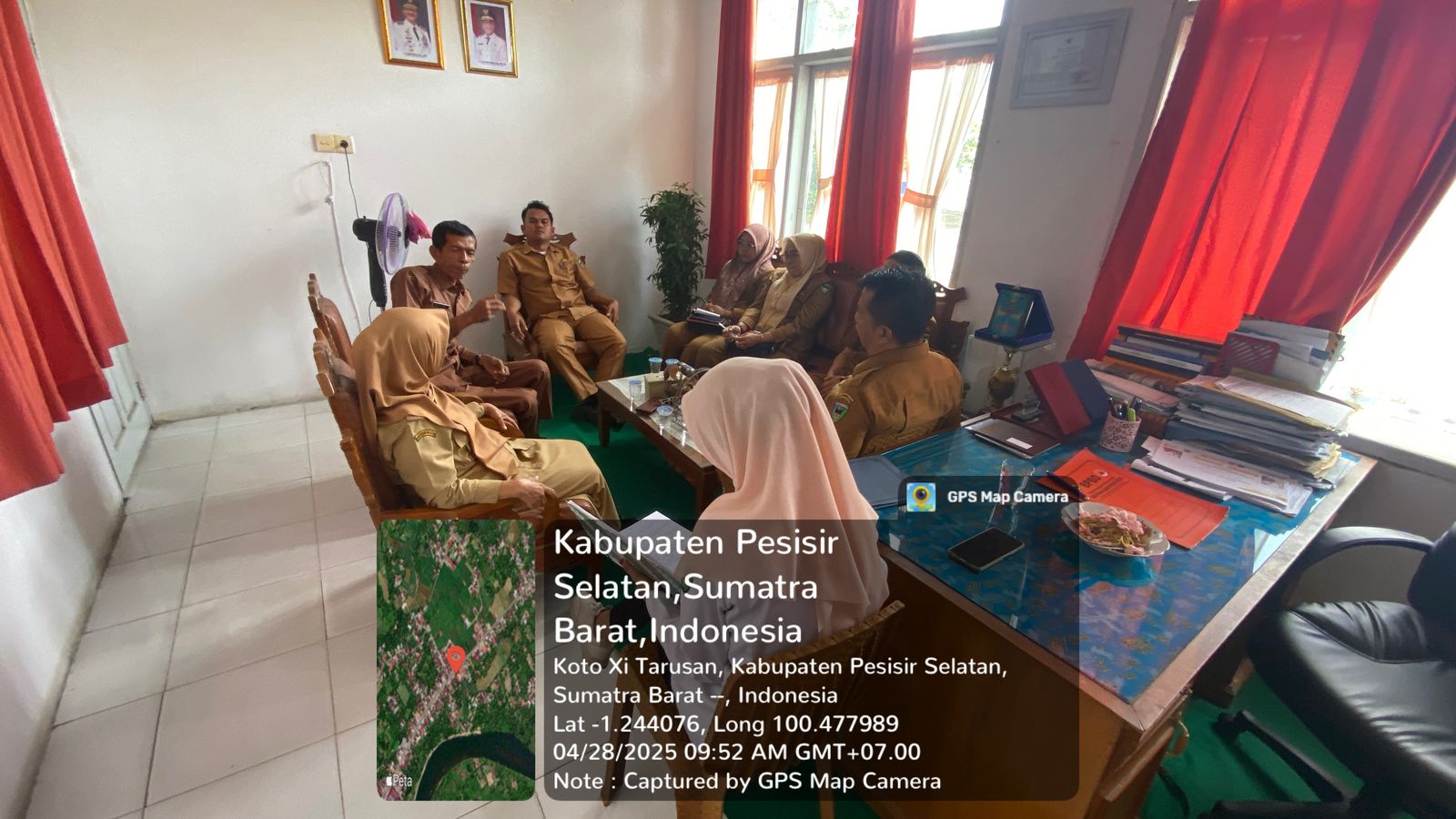 Musyawarah bersama Pemerintah Nagari Nanggalo