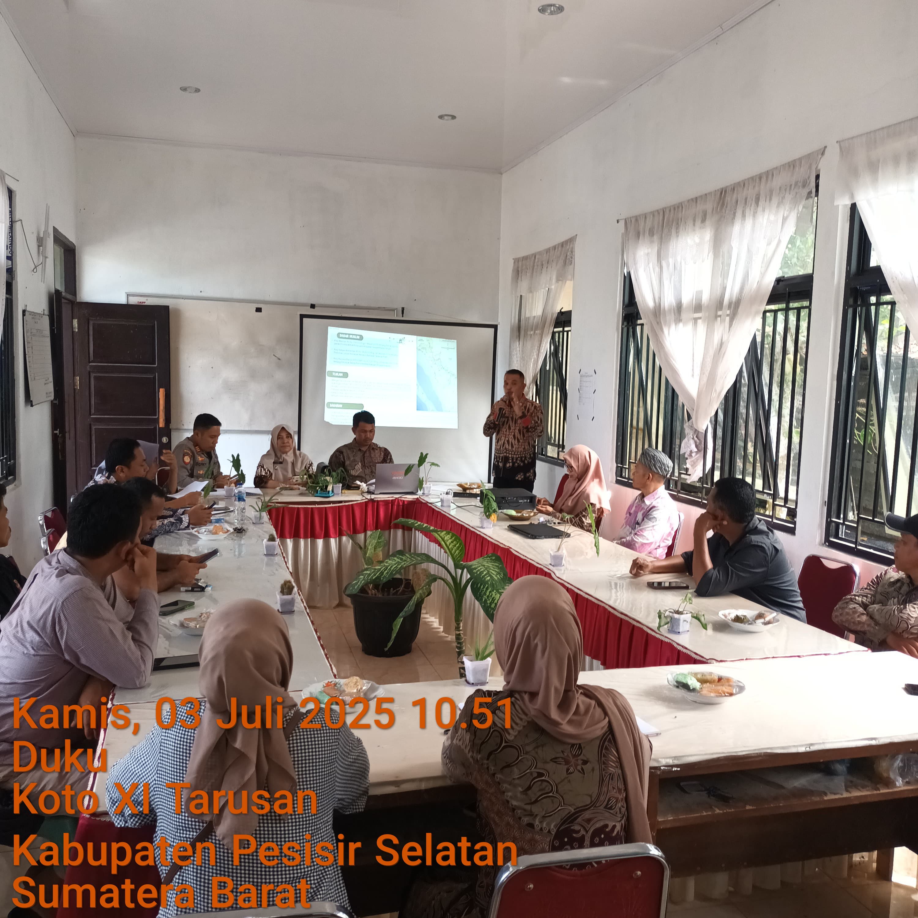 Sosialisasi Brigade Pangan di Balai Penyuluhan Pertanian Nagari Duku Kecamatan Koto XI Tarusan