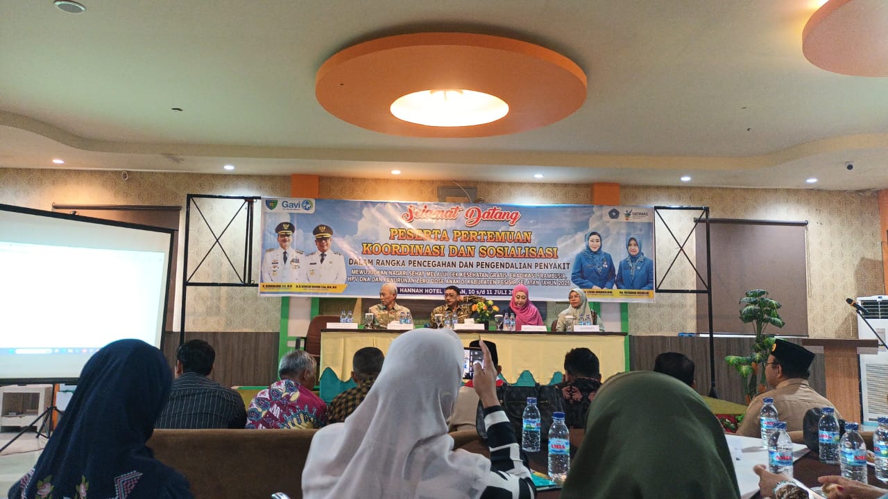 Camat Koto XI Tarusan Menghadiri Pertemuan Koordinasi dan Sosialisasi Dalam Rangka Pencegahan dan Pe