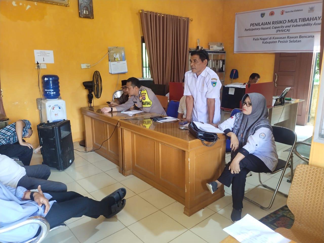 Kunjungan ke Nagari Duku Utara dalam rangka  membentuk Kelompok Siaga Bencana Nagari (KSBN) 
