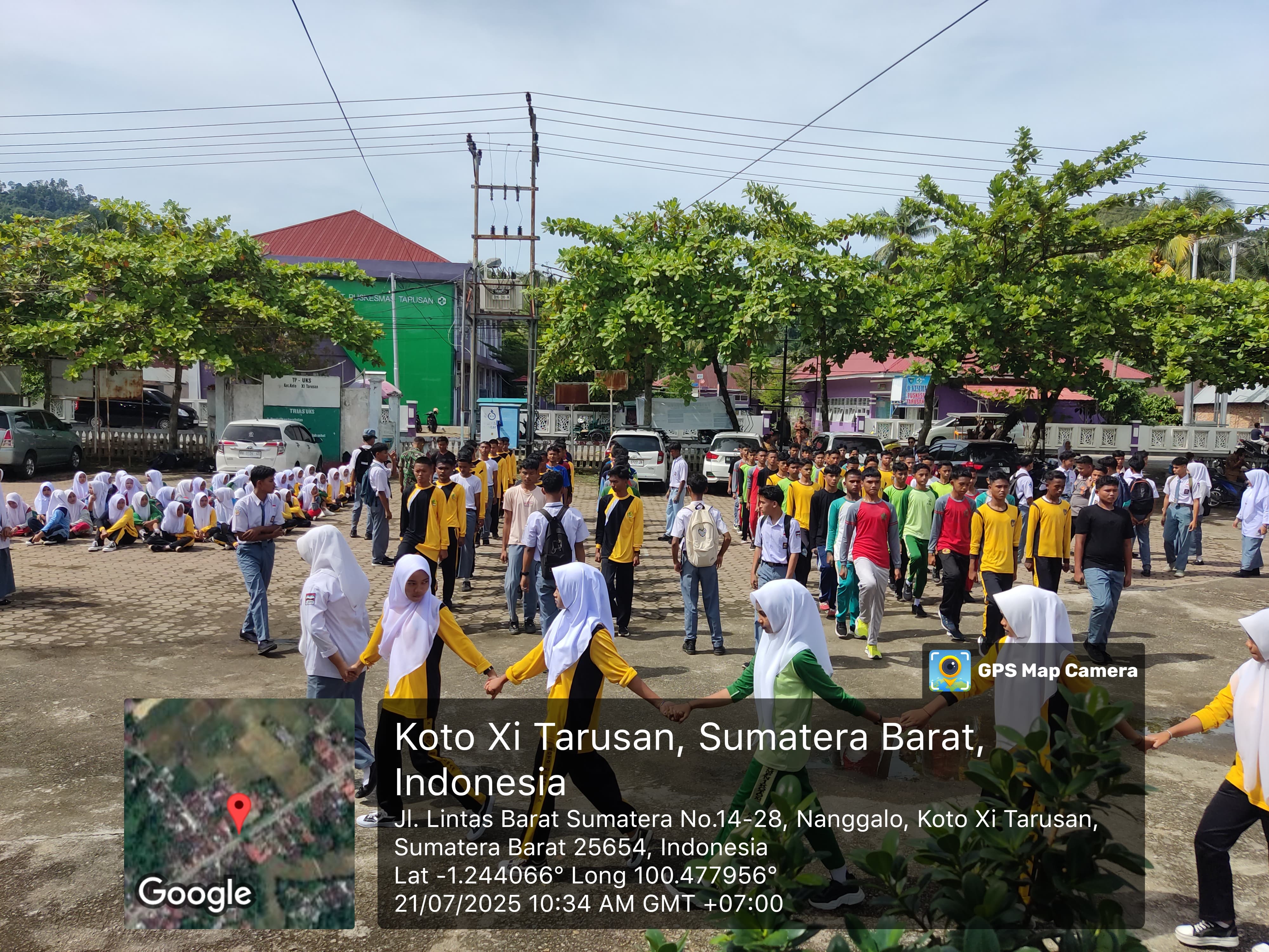 Seleksi Penerimaan Anggota Paskibra HUT RI 80 di Kecamatan Koto XI Tarusan