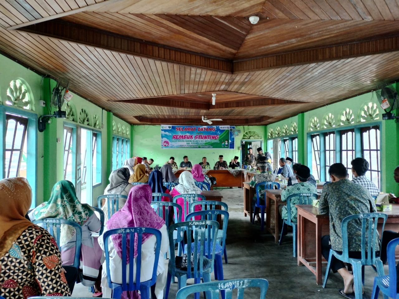 Kegiatan Rembuk Stunting dan MusNag RKP Tahun 2023 di Nagari Barung Barung Belantai Kecamatan Koto X