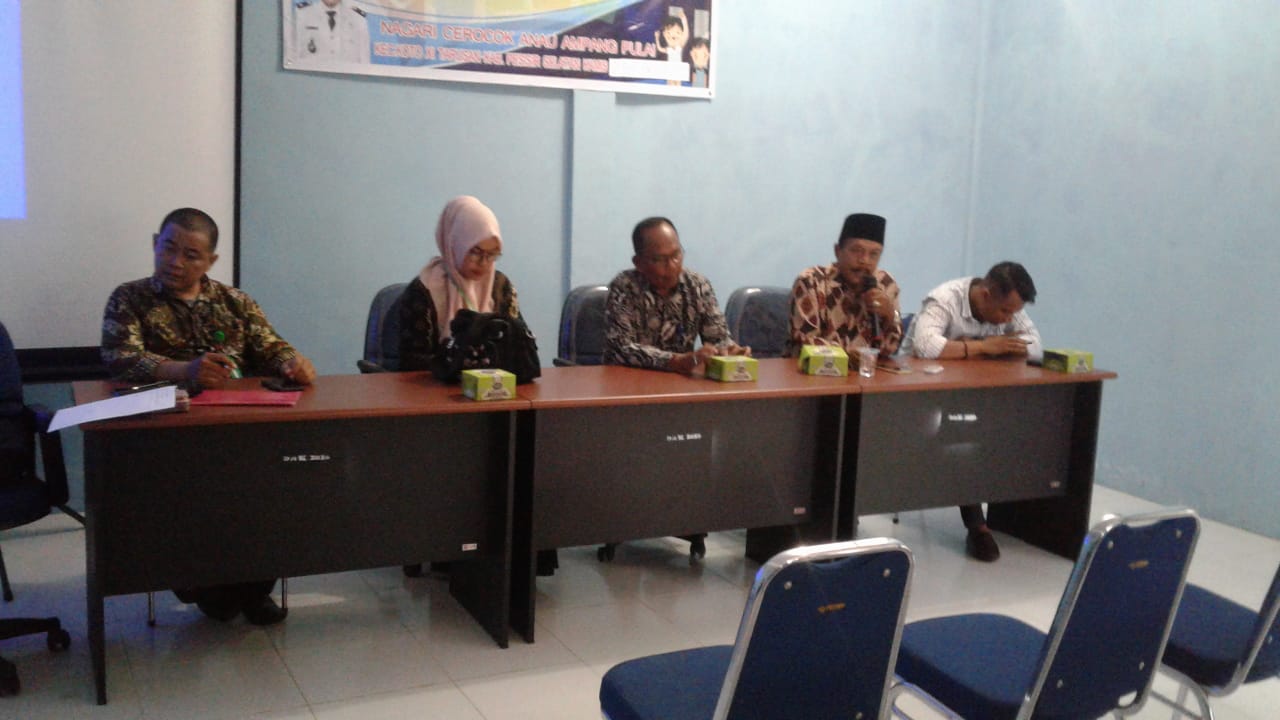 Kegiatan Rembuk Stunting Nagari Cerocok Anau Kecamatan Koto XI Tarusan