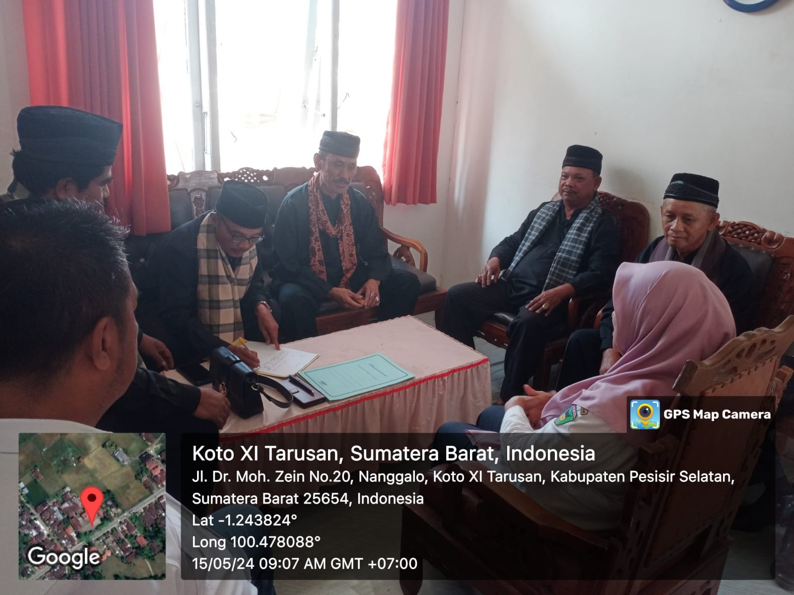 Kunjungan Bamus Duku Utara dalam Rangka Koordinasi dengan Camat Koto XI tarusan