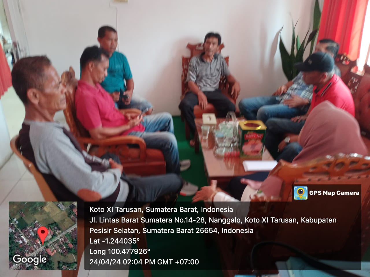 Koordinasi dengan Masyarakat Kapuh Terkait Aksi Demo