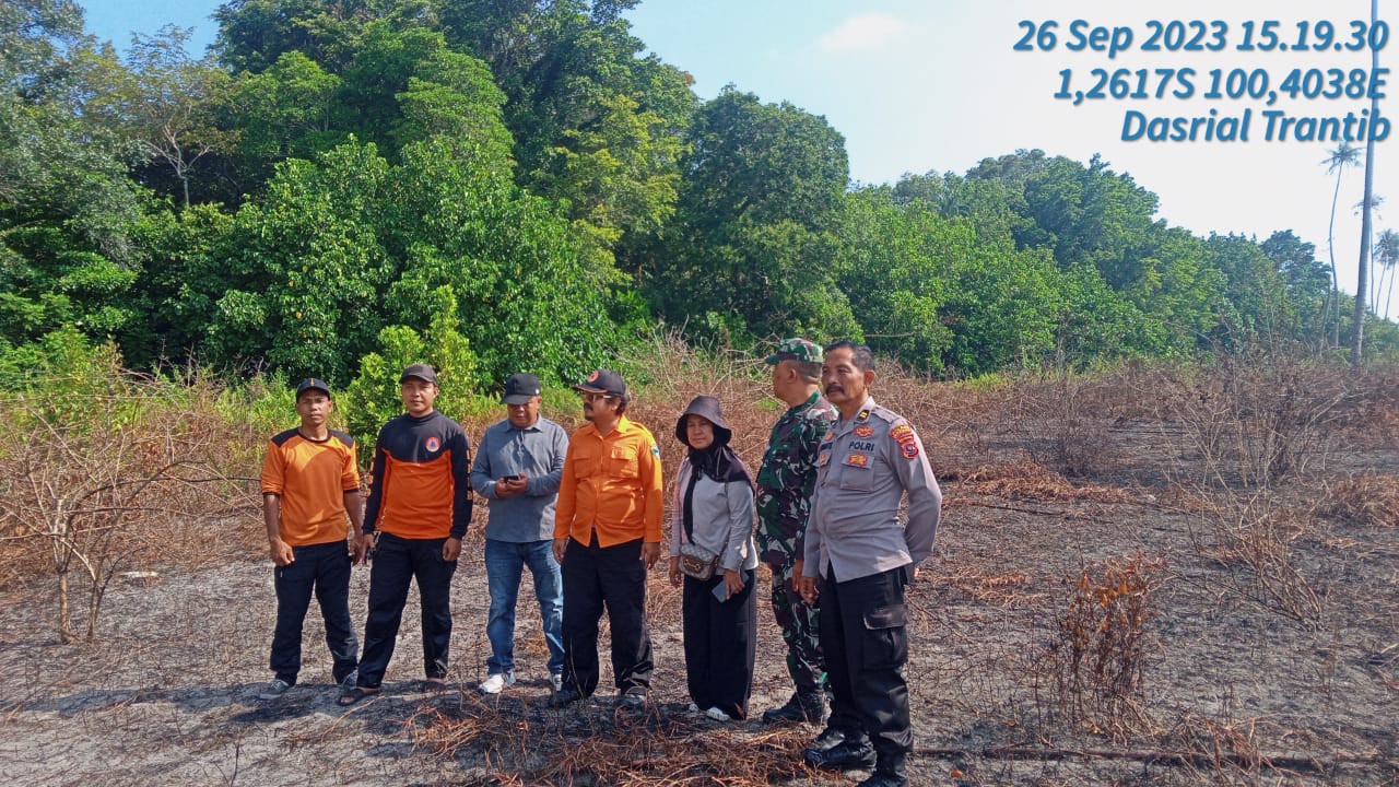 Meninjau Lokasi di Teluk Lembu Bukit Ameh di Kenagarian Carocok Anau