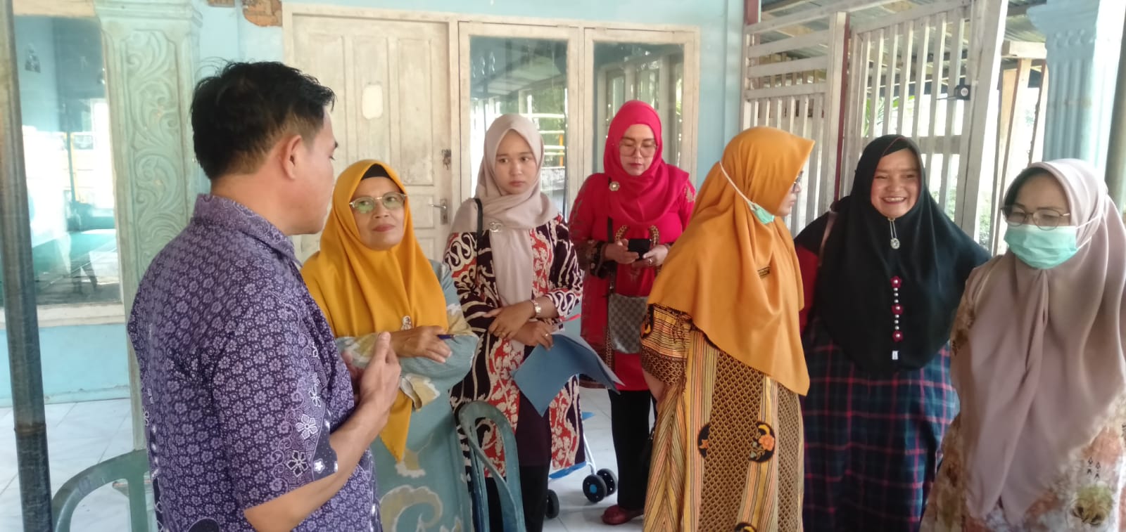 Monitoring Penimbangan balita di Lokasi Stanting  Pos Yandu Sehati Nagari Siguntur Tua