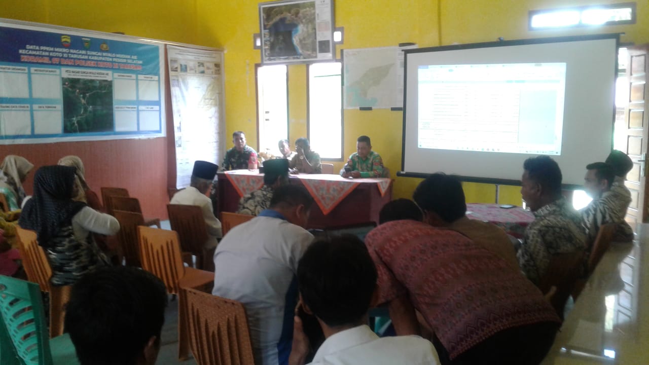 Kegiatan Acara  MusNag RKP Tahun 2023 di Nagari Sungai Nyalo Kecamatan Koto XI Tarusan