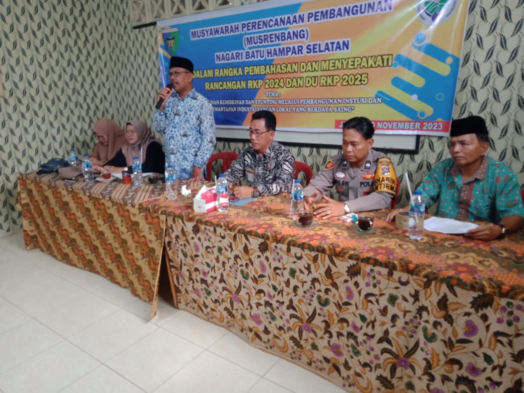 Musrembang Nagari Batu Hampar Selatan