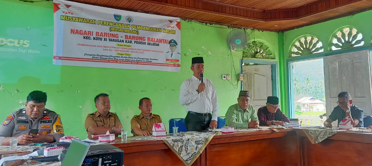 Musrembang Nagari Barung - barung Balantai