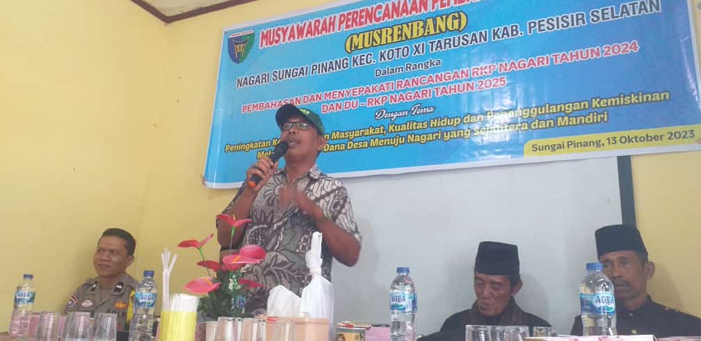 Musrembang Nagari Sungai Pinang