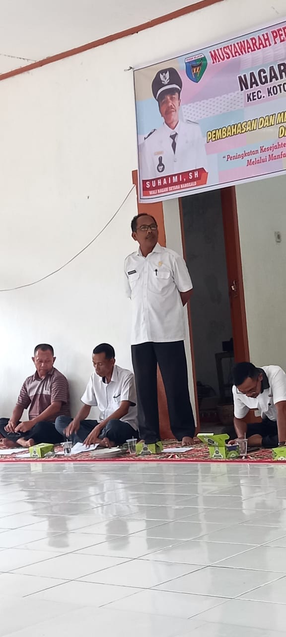 Musrembang Nagari Setara Nanggalo