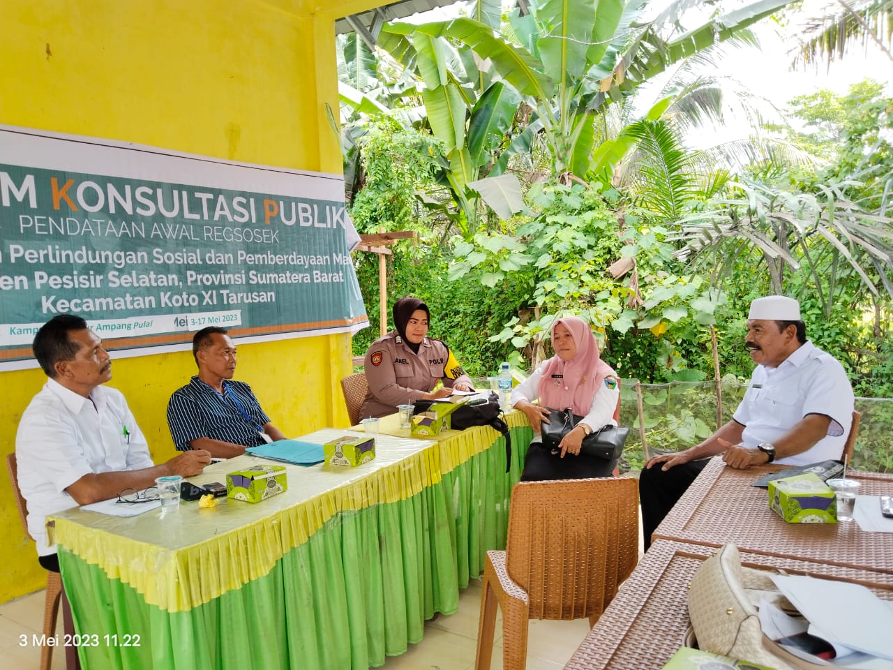 Forum Konsultasi Publik di Nagari  Jinang Kp.Pansur  ( pendataan awal Resosek )
