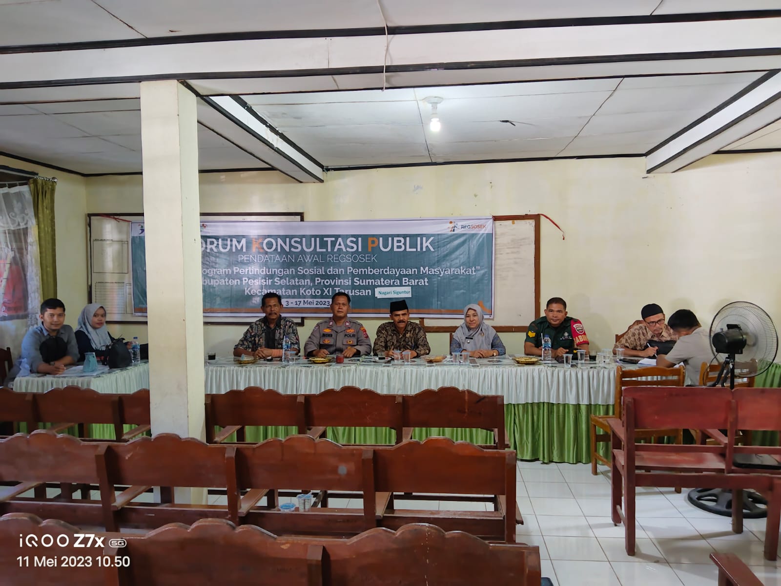 Forum Konsultasi Publik di Nagari  Siguntur  ( pendataan awal Resosek )