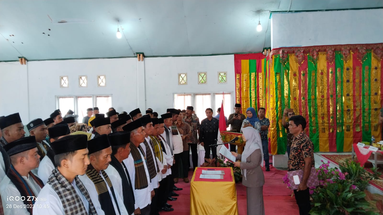 Pelantikan Bamus Nagari Se Kecamatan Koto XI Tarusan