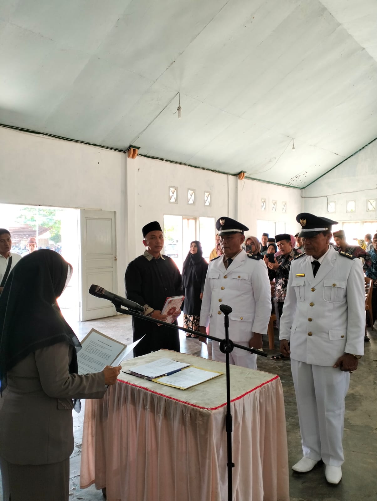 Acara Pelantikan PJ Wali Nagari Duku Utara dan Kapuh Utara