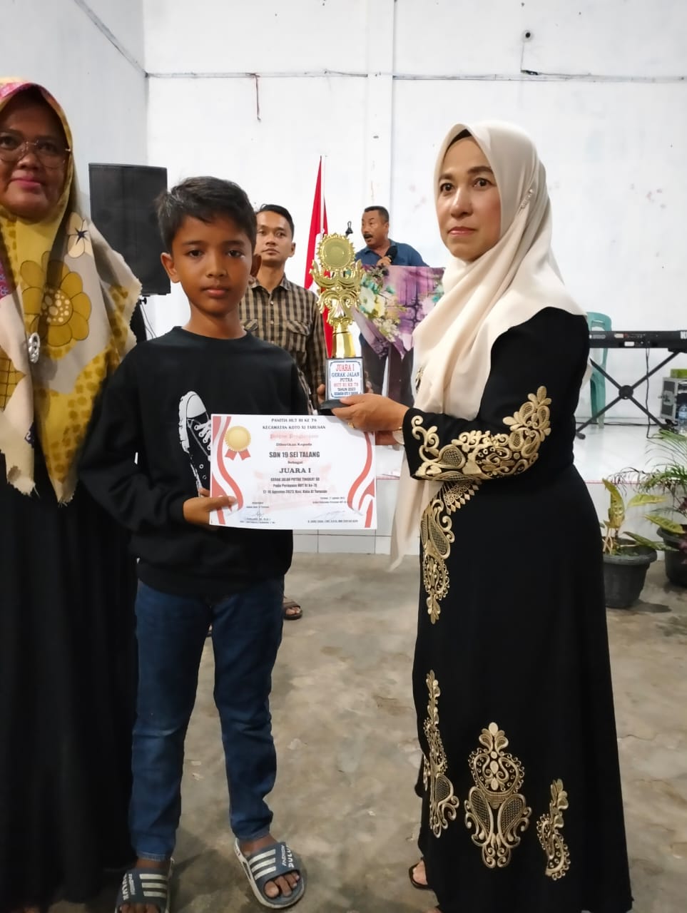 Acara Penyerahan Piagam Anggota Paskibraka dan Penyerahan Hadiah Lomba HUT RI ke 78 Tahun