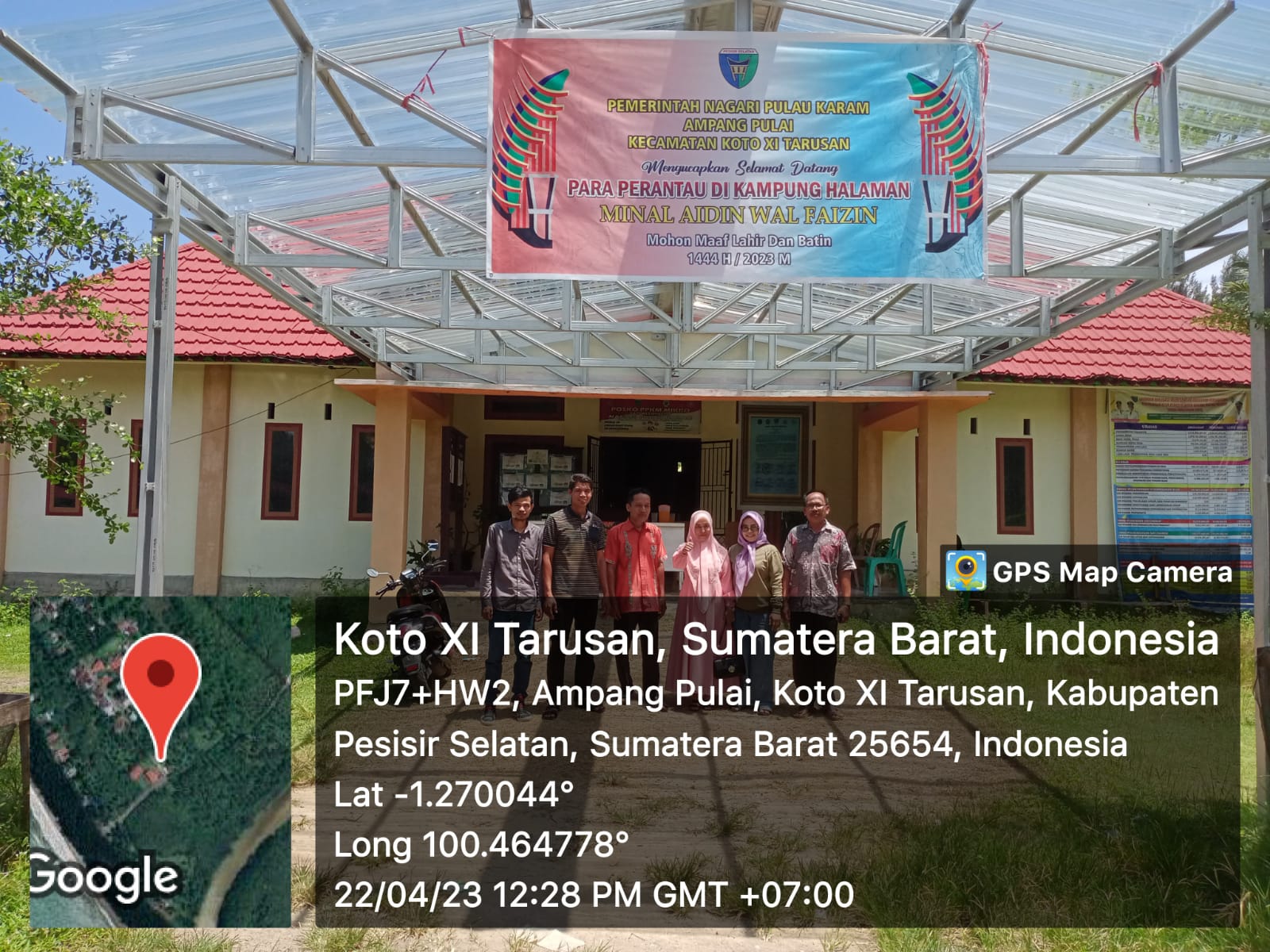 Monitoring Posko Lebaran Idul Fitri  Nagari  Ampang Pulai 2023