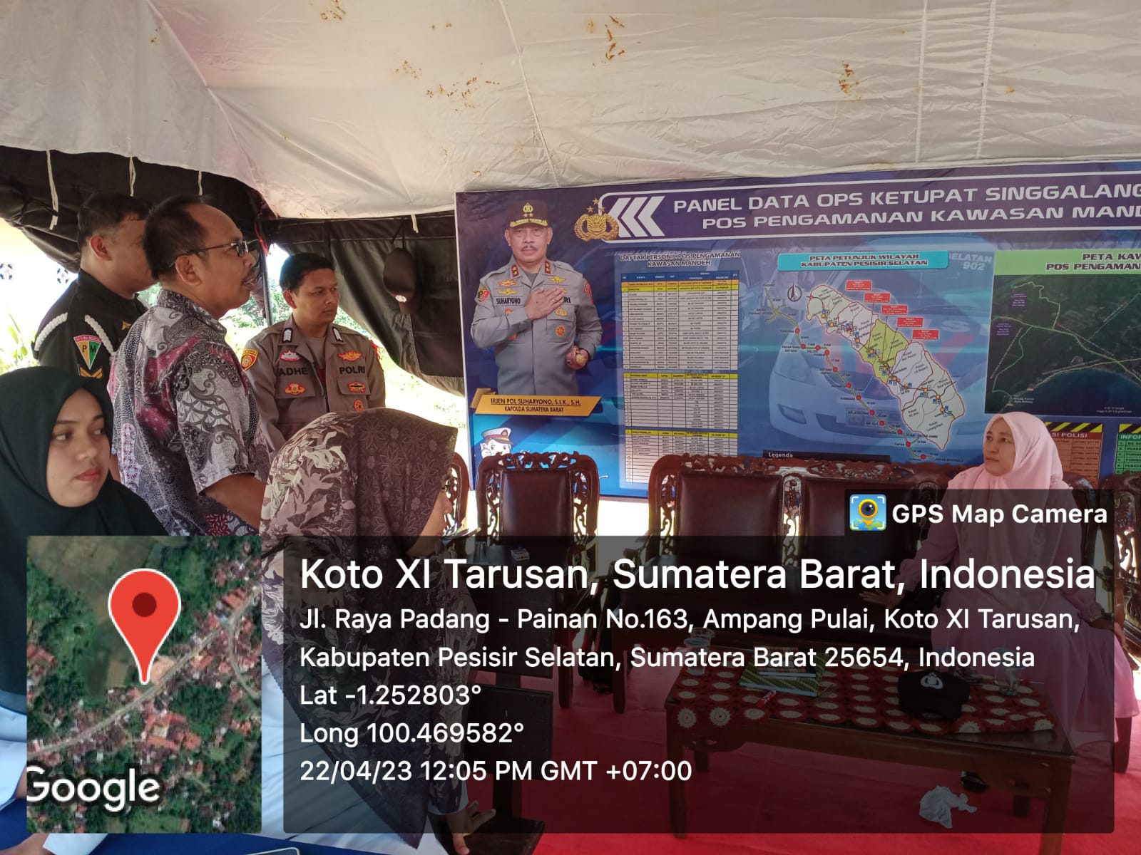 Monitoring Posko Lebaran Idul Fitri  Nagari Jinang Kp. Pansur 2023
