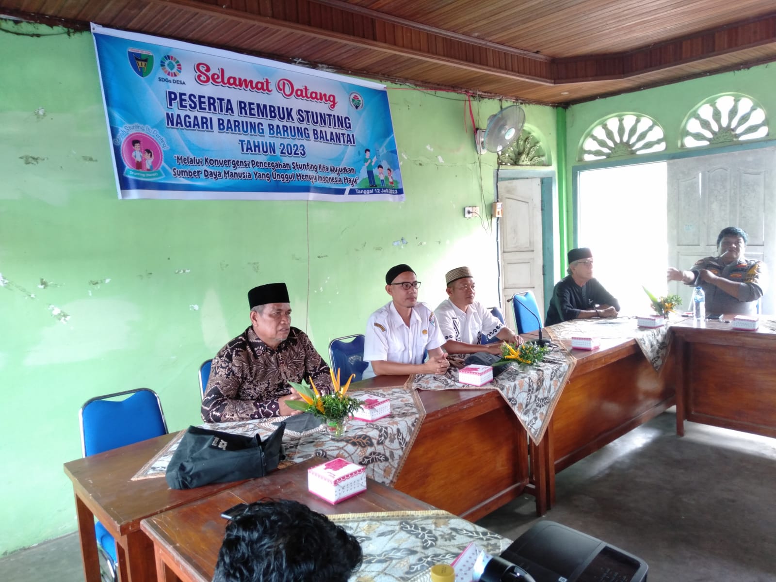 Rapat Stanting di Nagari Barung - barung Balantai