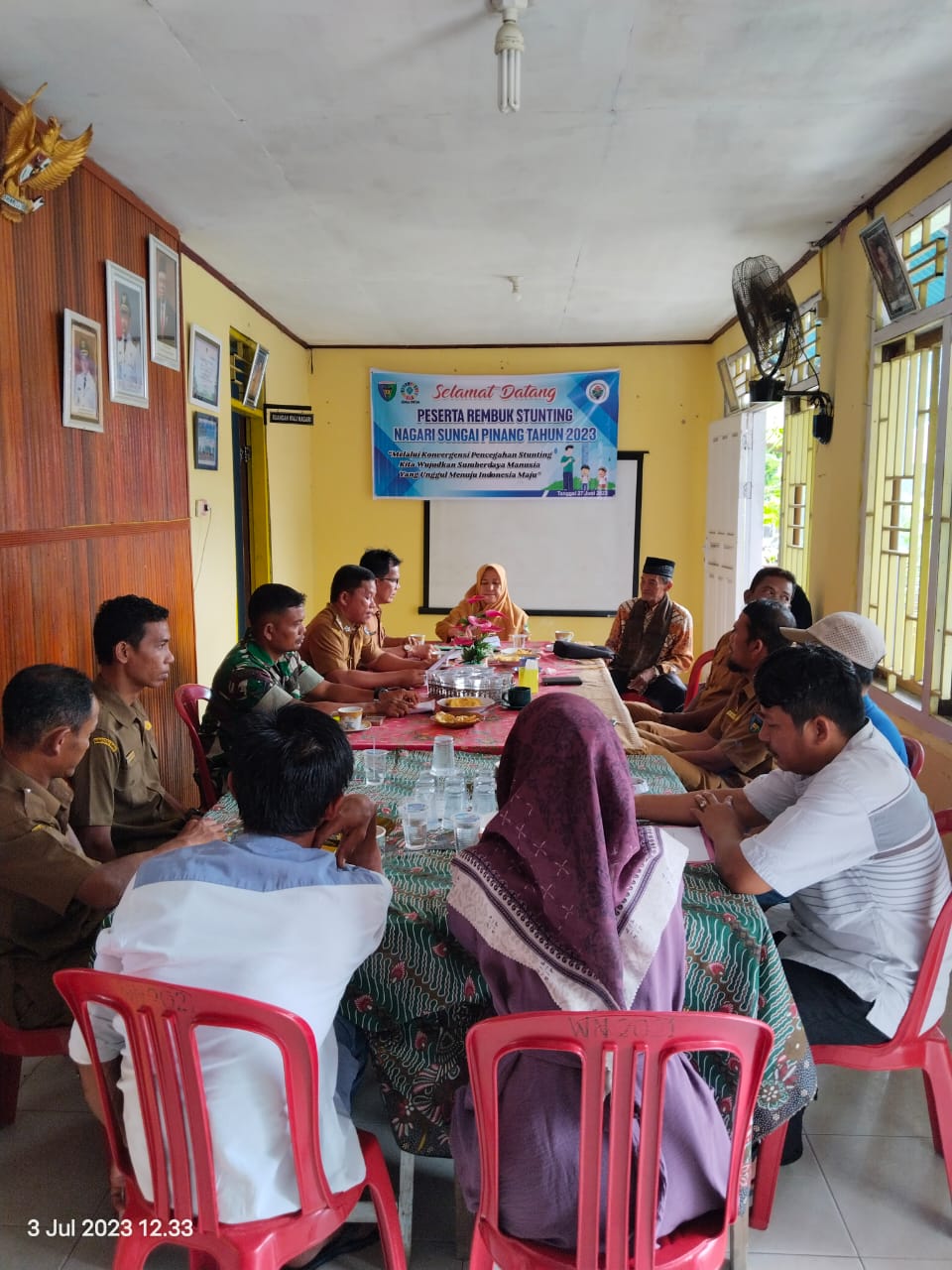 Rapat Stanting di Nagari Sungai Pinang