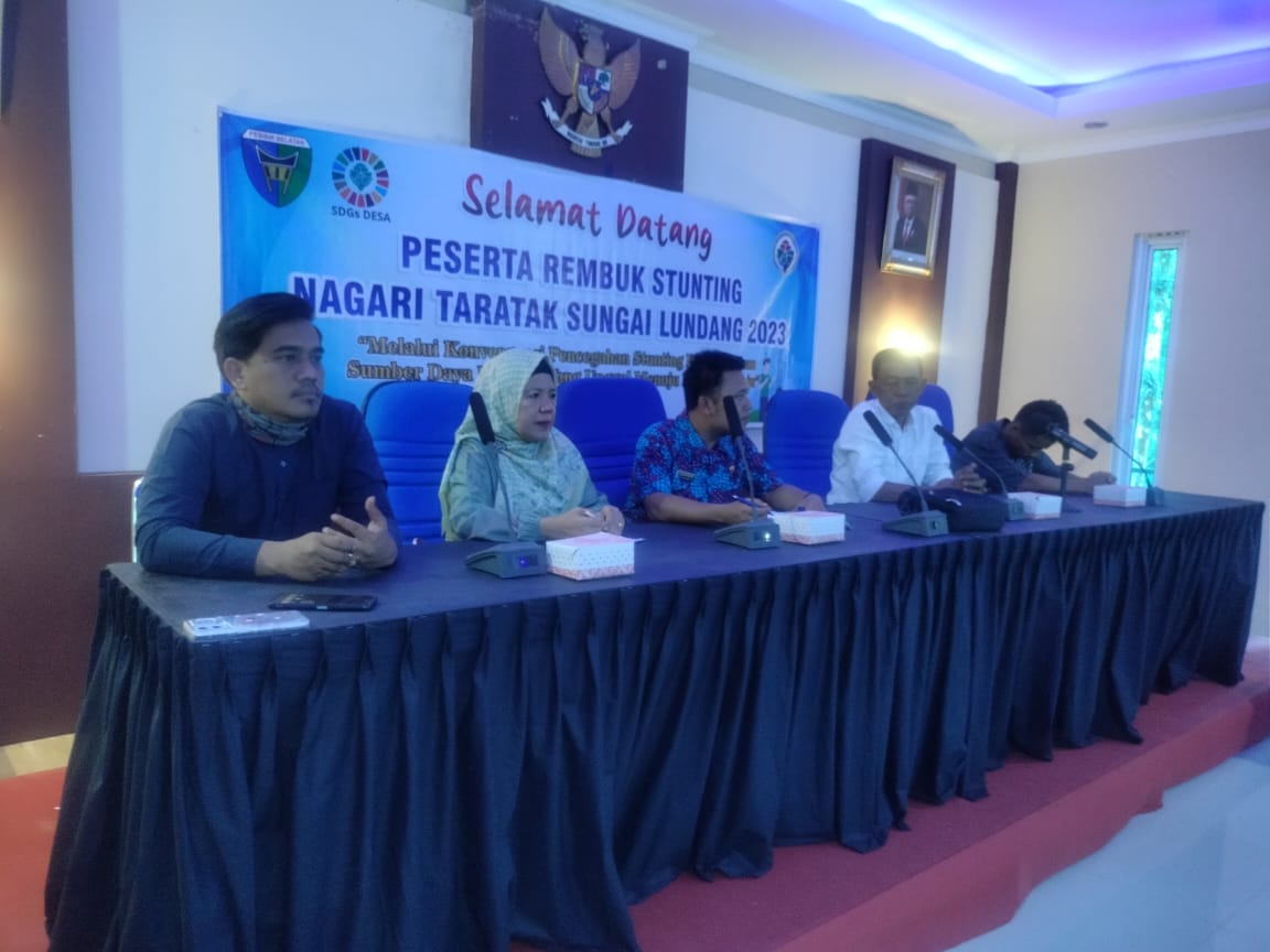 Rapat Stanting di Nagari Taratak Sungai Lundang
