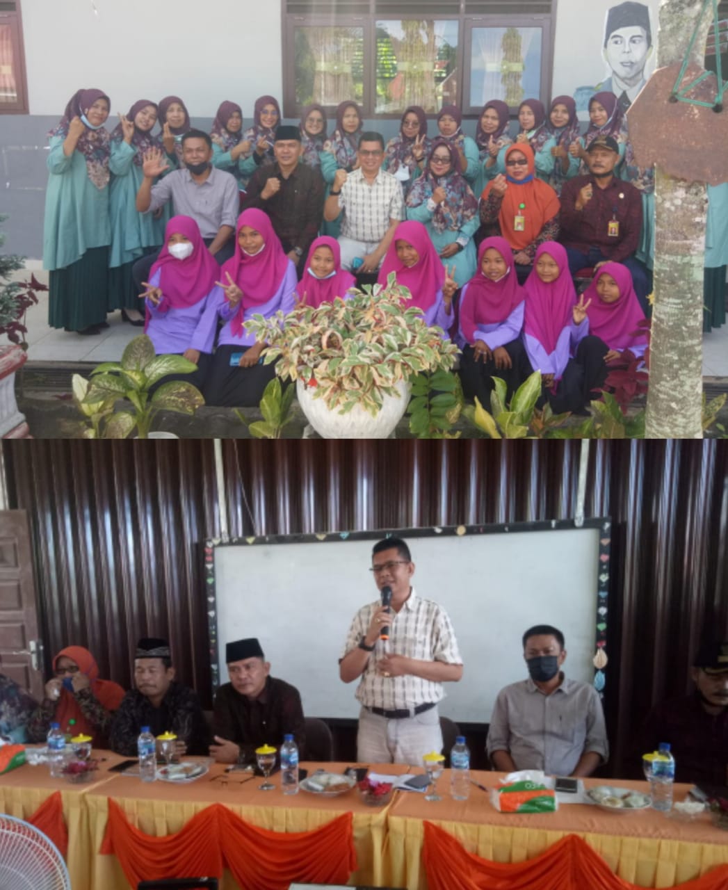 Camat Koto XI Tarusan Yudiandri, SY. SH. M.Si Menghadiri Acara Ramah Taman di SDN 22 Duku