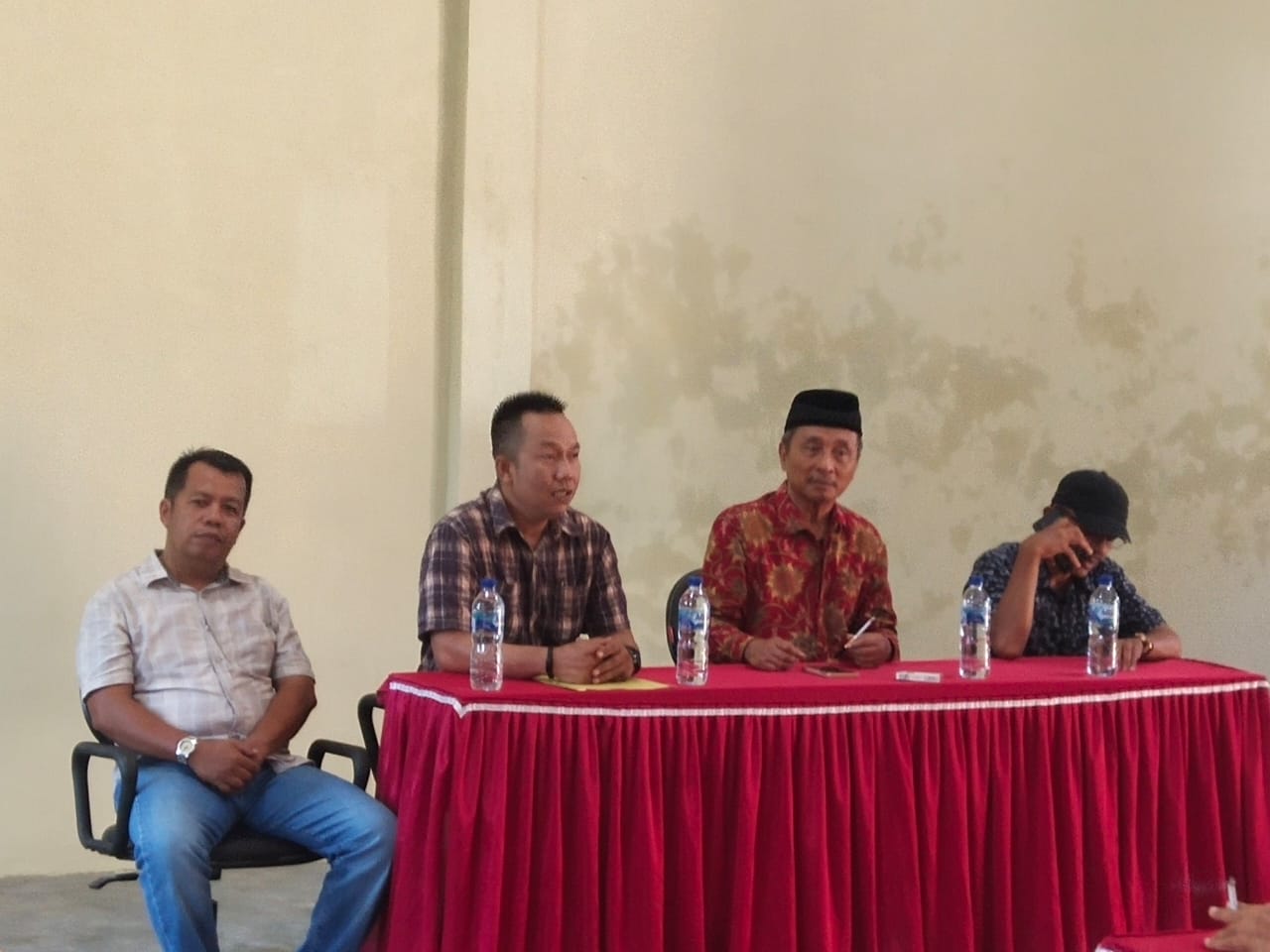 Rapat Pamsimas Niniak Mamak Nanggalo dan Setara Nanggalo yang di adakan di Kantor Wali Nanggalo 