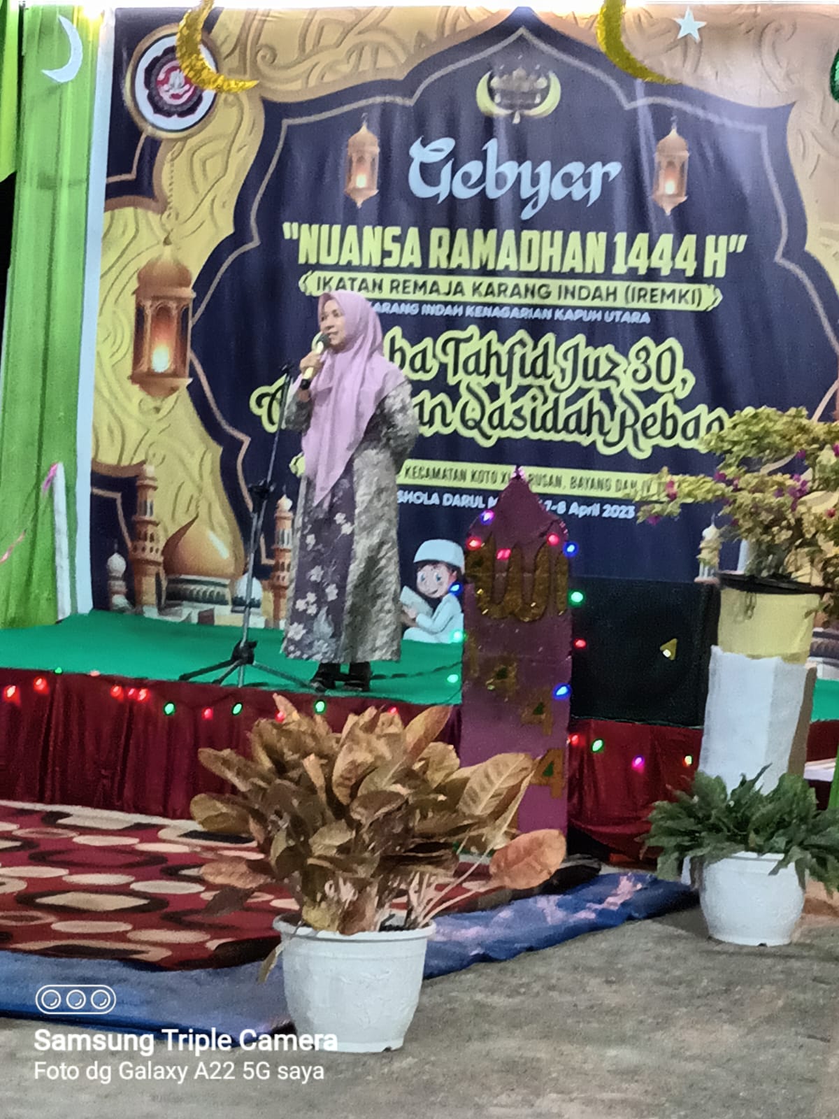 Safari Ramadhan Hafiz  quran di mushalla Darul Makruf Kapuh Utara
