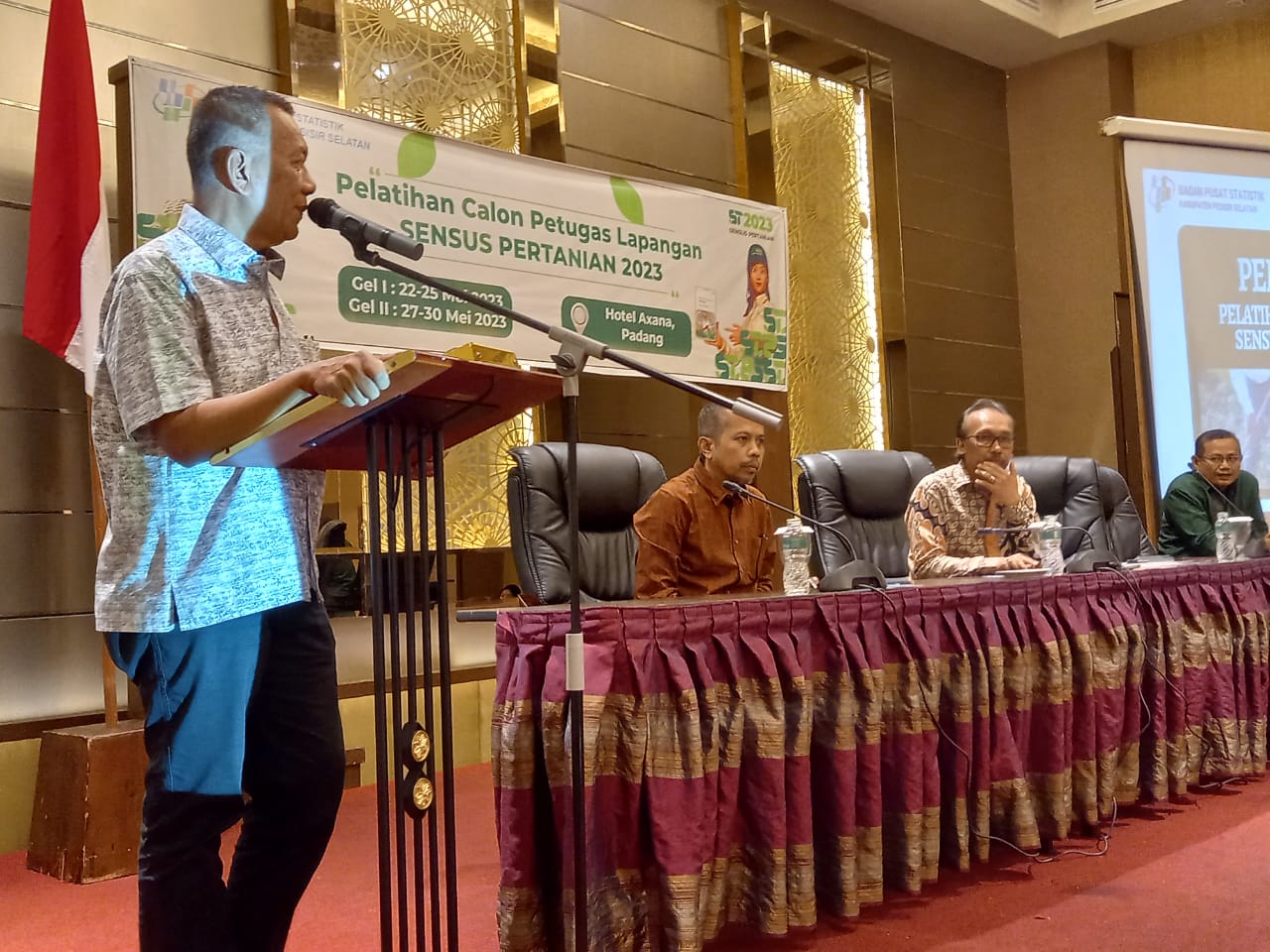 Mengikuti Acara Sosialisasi Sensus Pertanian Tahun 2023