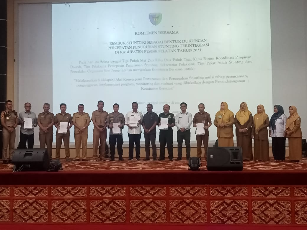 Rembuk Stanting sebagai bentuk Dukungan Percepatan Penurunan Stanting terintegrasi di Kabupaten Pesi