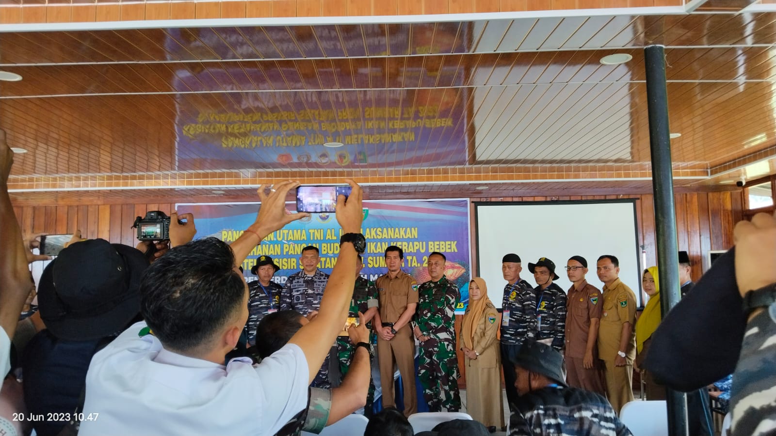 Pembukaan  Pelatihan Kegiatan Ketahanan Pangan Tahun 2023 Budidaya ikan Kerapu Bebek