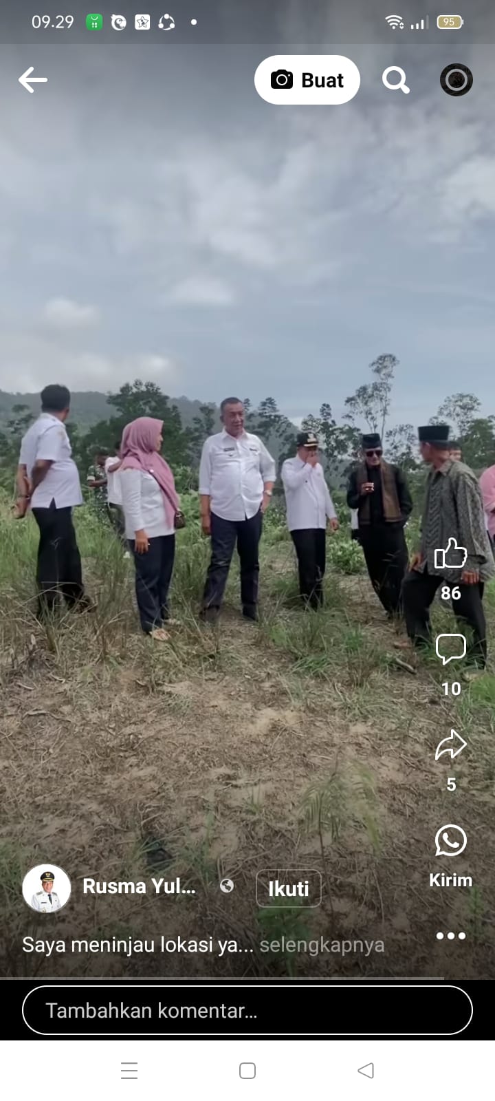Melanjutkan Kunjungan Bapak Bupati ke Nagari Sungai Pinang