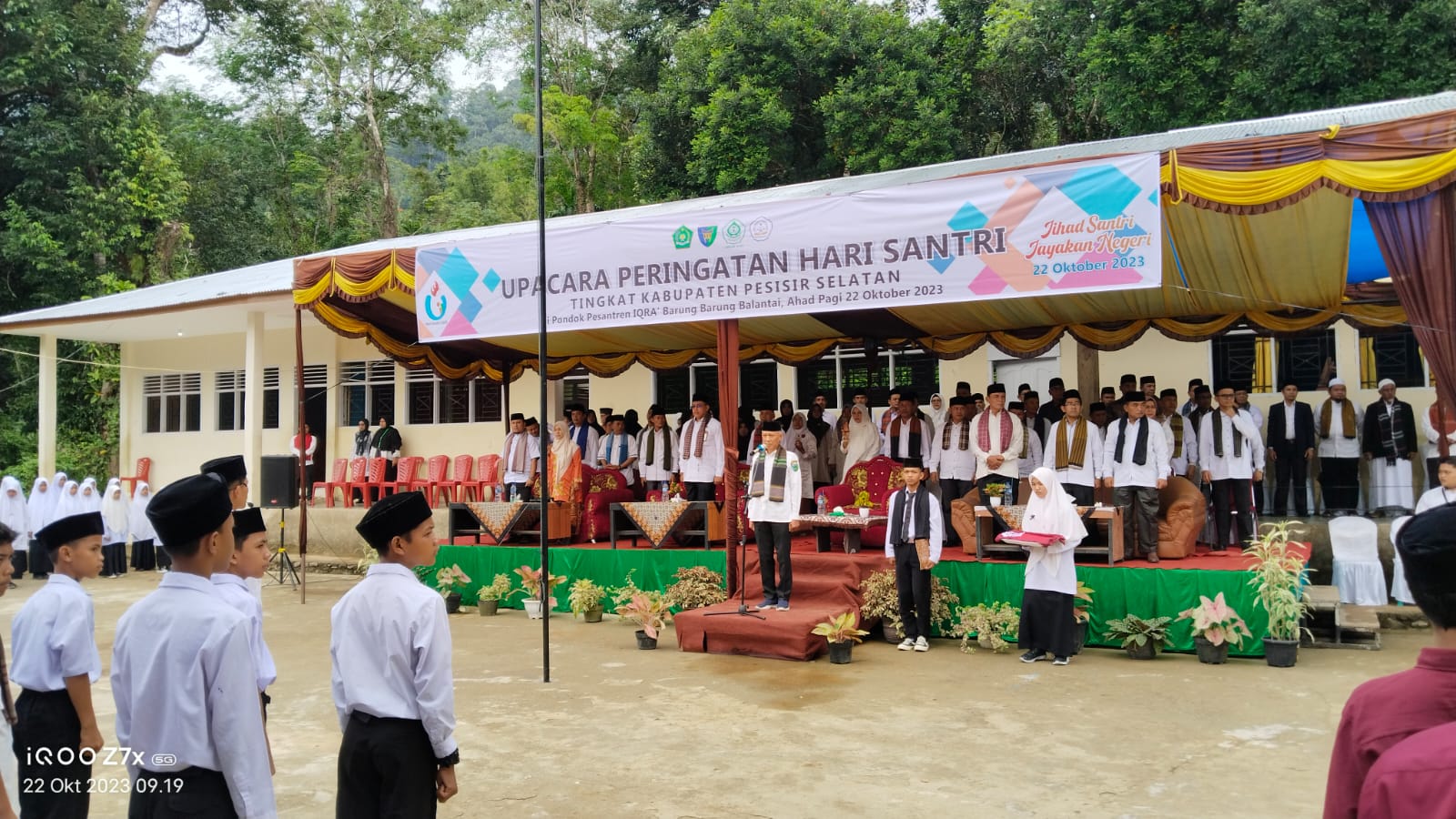 Upacara Peringatan hari Santri tingkat Kabupaten Pesisir Selatan