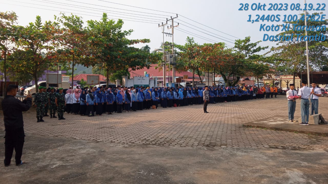 Upacara Memperingati hari Sumpah Pemuda yang ke 95 Tahun