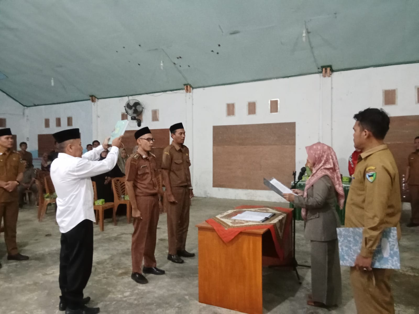 Pelantikan Pj Wali Nagari Naggalo dan Pj Wali Nagari Sungai Nyalo Mudiak Aia 