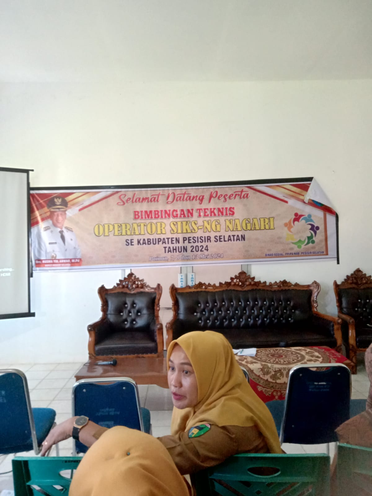 Bimbingan Teknis Operator Siks-ng se kabupaten Pesisir Selatan