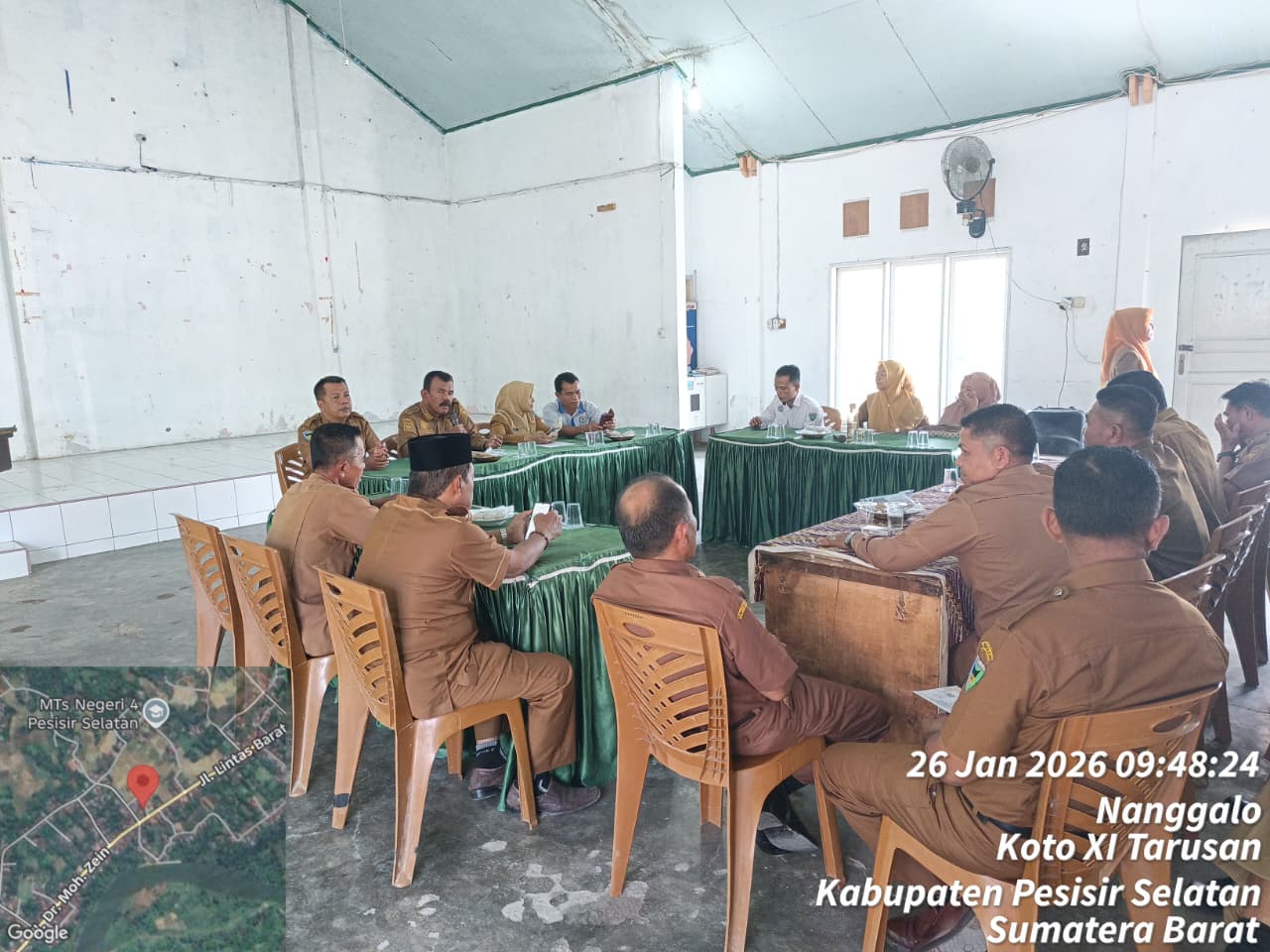 Rapat Persiapan Pembentukan Pengurus BKAN Kec. Koto XI Tarusan 