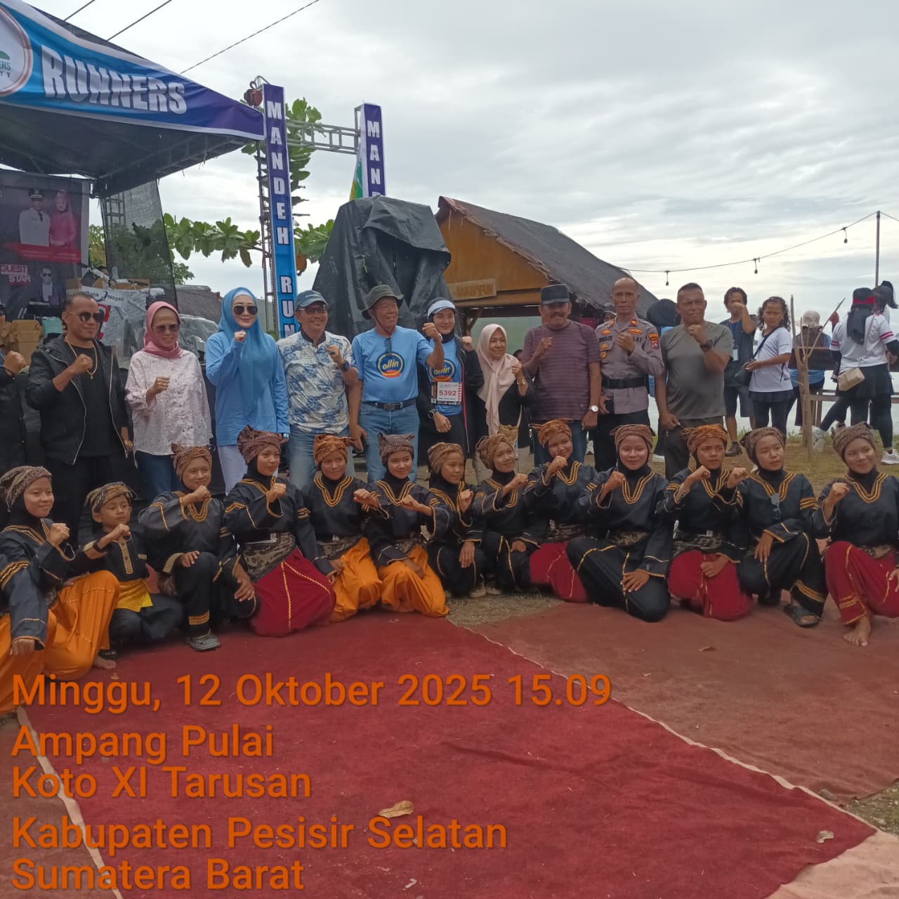 Camat Koto XI Tarusan Menghadiri Kegiatan Mandeh Mini Fan Ran 50 K 2025